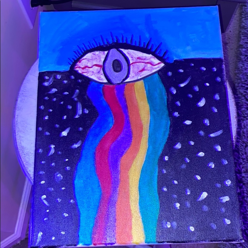 wall trippy painting